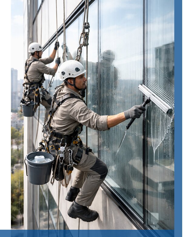 Мойка окон альпинистами в Рассказове от 4597 р. | ВЫСОТНИК-Рсз