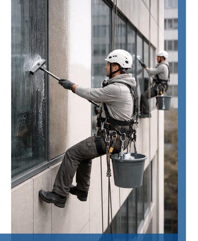 Мойка фасадов зданий в Рассказове под ключ от 358 р. | ВЫСОТНИК-Рсз