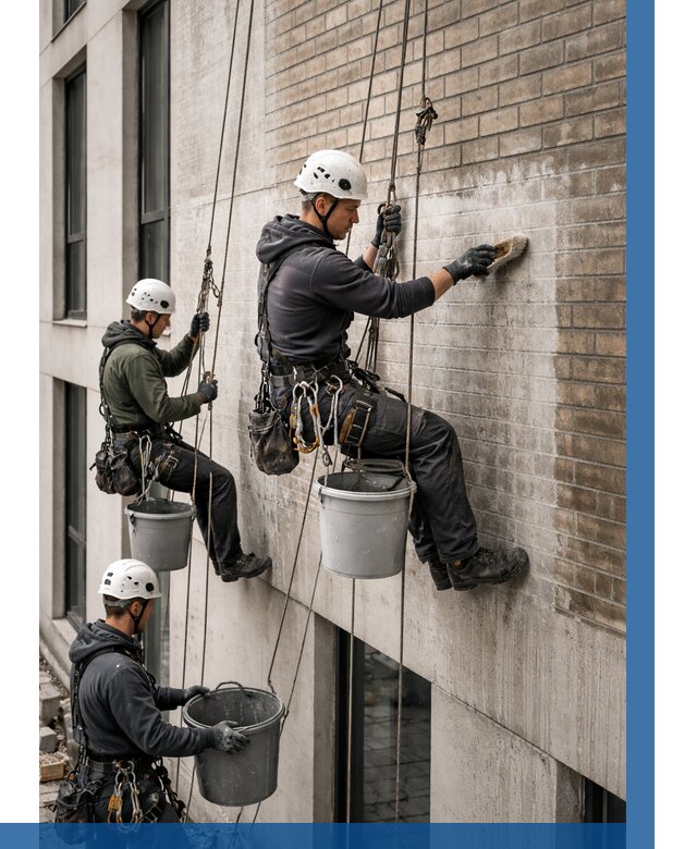 Удаление высолов с фасада в Рассказове от 255 р. | ВЫСОТНИК-Рсз