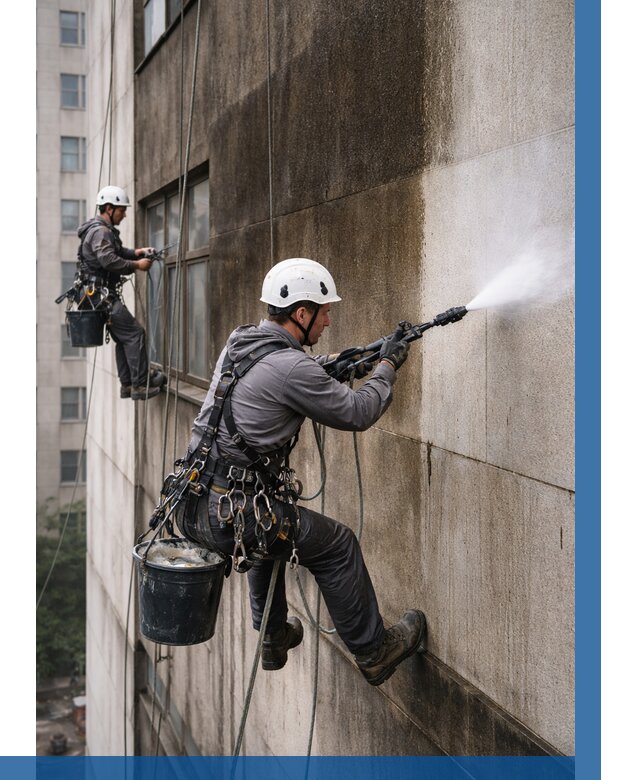 Очистка фасада от копоти в Рассказове от 255 р. | ВЫСОТНИК-Рсз