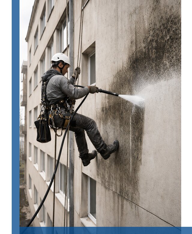 Профессиональная очистка фасадов от плесени в Рассказове