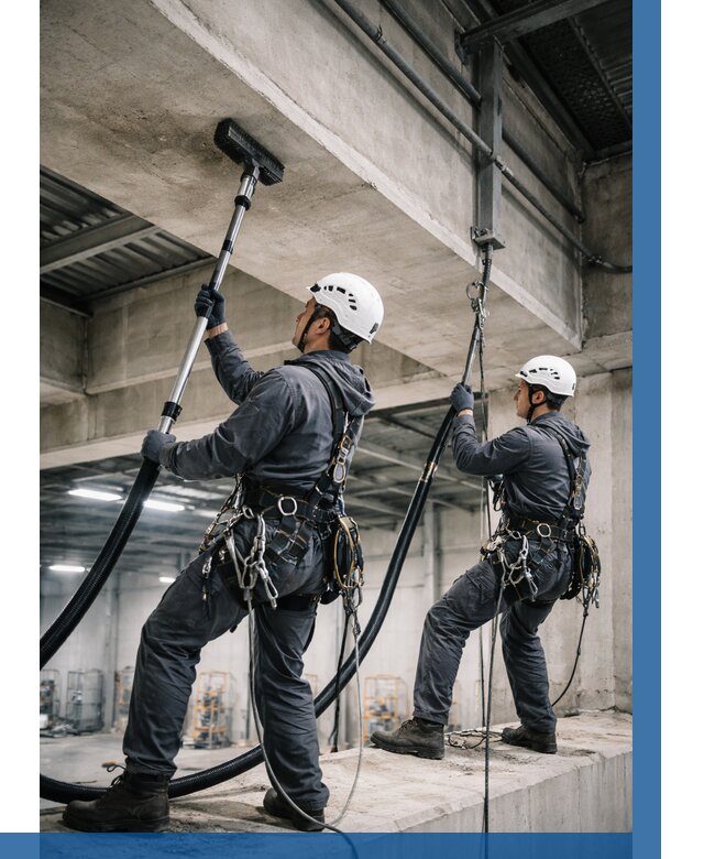 Обеспыливание потолочных конструкций в Рассказове от 255 р. |ВЫСОТНИК-Рсз