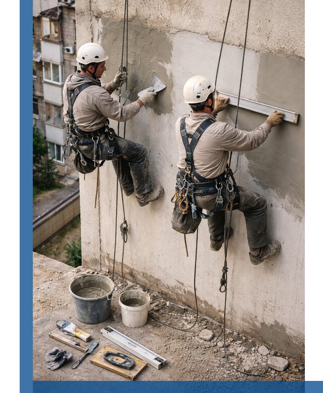 Комплексный ремонт штукатурного фасада с гарантией в Рассказове