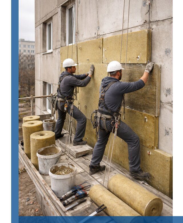 Утепление фасада минватой в Рассказове под ключ с гарантией