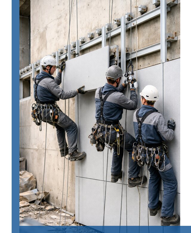 Монтаж вентилируемого фасада в Рассказове под ключ с гарантией качества