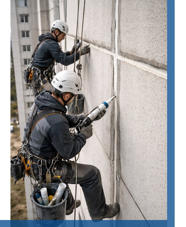 Герметизация межпанельных швов в Рассказове от 715 р. | ВЫСОТНИК-Рсз