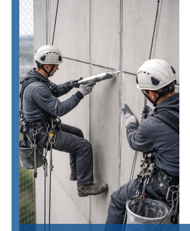 Первичная герметизация швов фасадов и кровель в Рассказове