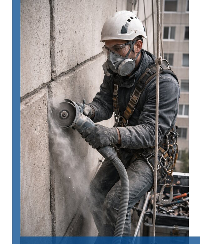 Штробление межпанельных швов в Рассказове качественно и быстро