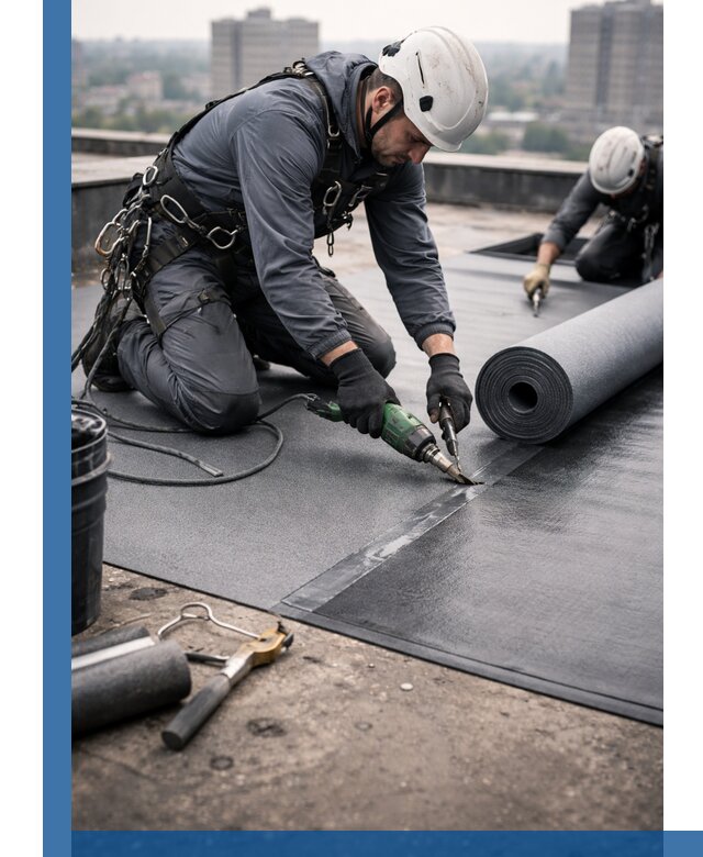 Ремонт мягкой кровли в Рассказове с выездом промальпинистов