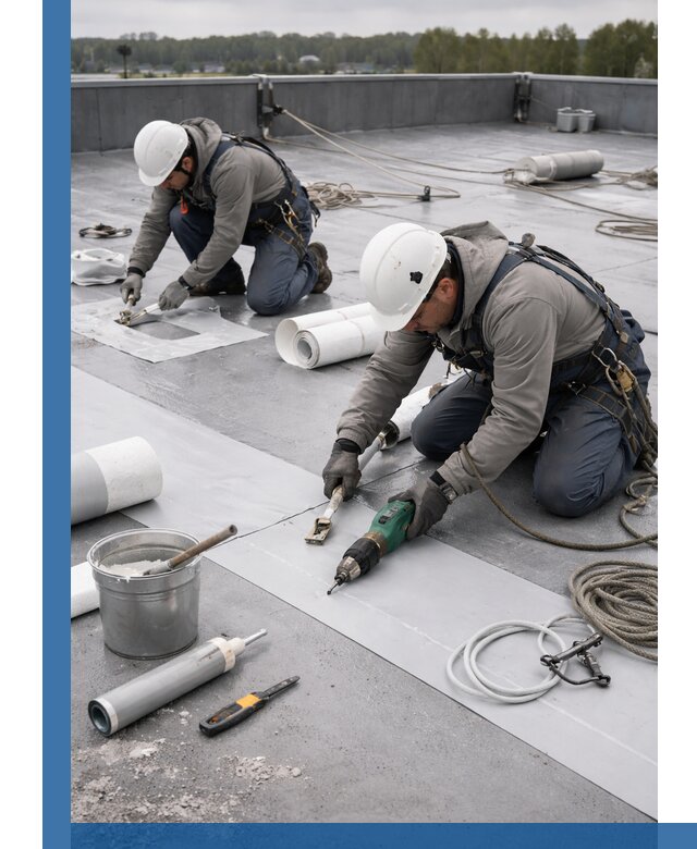 Ремонт мембранной кровли в Рассказове качественно и с гарантией