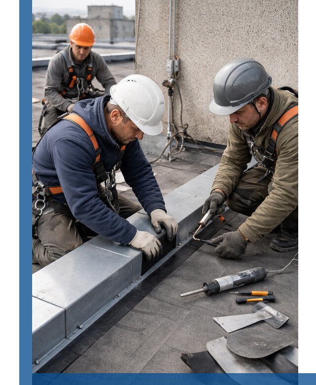 Ремонт кровельных примыканий в Рассказове профессионально