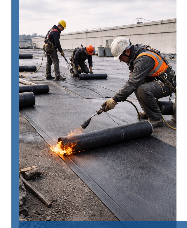 Монтаж наплавляемой кровли в Рассказове профессионально