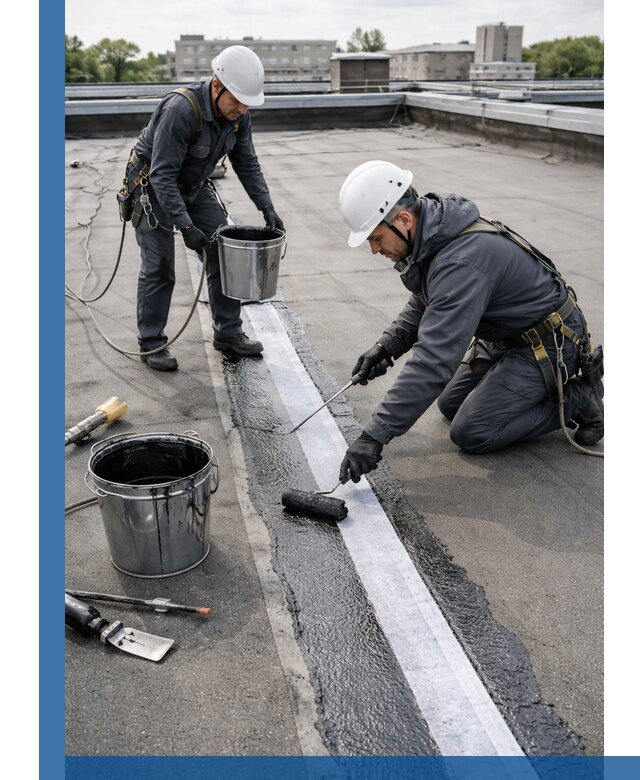 Гидроизоляция кровли мастикой в Рассказове надежная защита