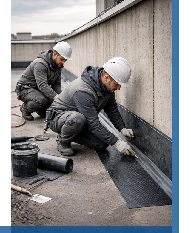 Гидроизоляция примыканий на кровле в Рассказове от 919 р. | ВЫСОТНИК-Рсз