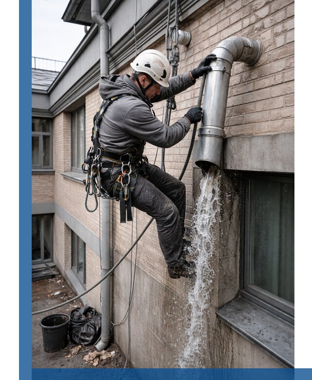 Профессиональная прочистка водосточных труб в Рассказове с гарантией