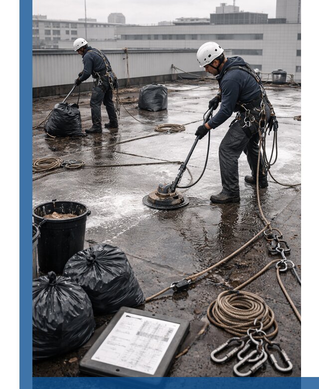 Плановая очистка кровли по графику в Рассказове для безопасности