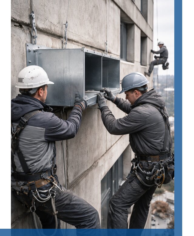 Монтаж вентиляционных коробов в Рассказове от 3065 р. | ВЫСОТНИК-Рсз