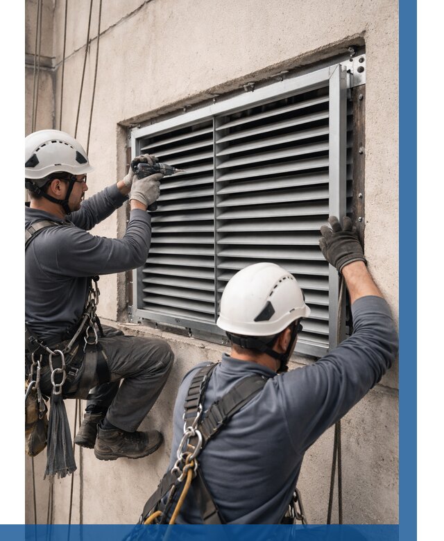 Монтаж вентиляционных решеток в Рассказове от 4597 р. | ВЫСОТНИК-Рсз