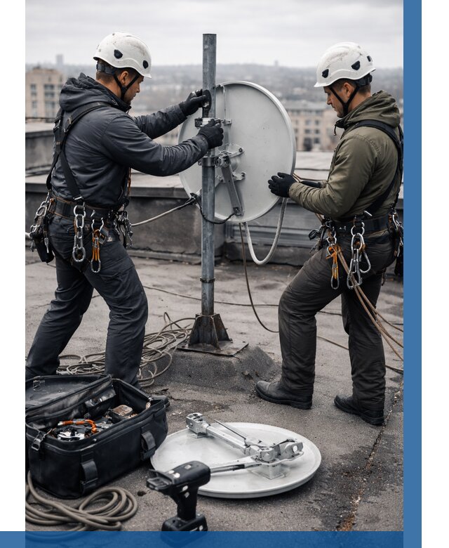 Демонтаж антенн на крыше в Рассказове от 4597 р. | ВЫСОТНИК-Рсз