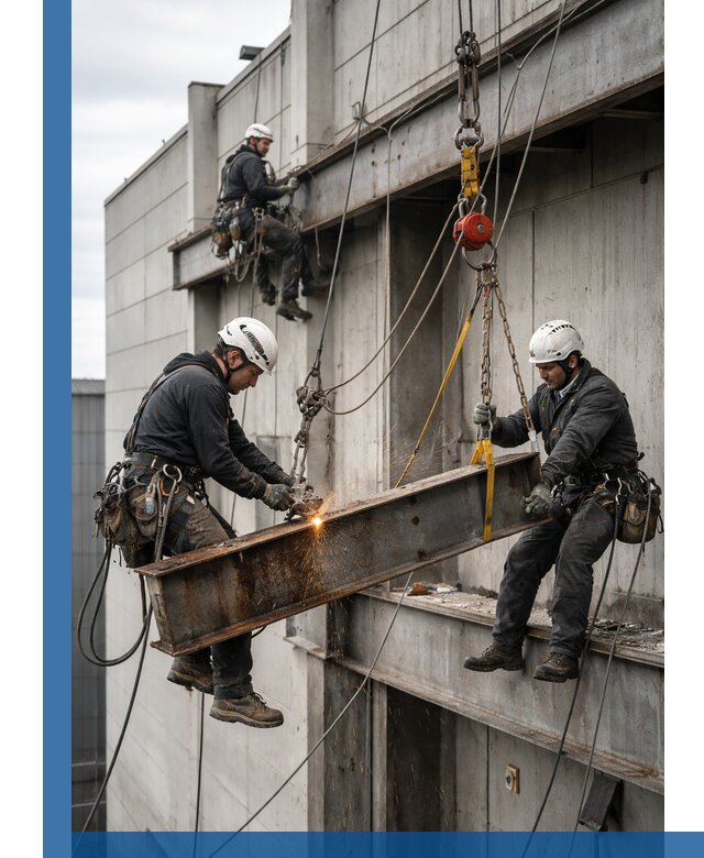 Демонтаж металлоконструкций на высоте в Рассказове под ключ