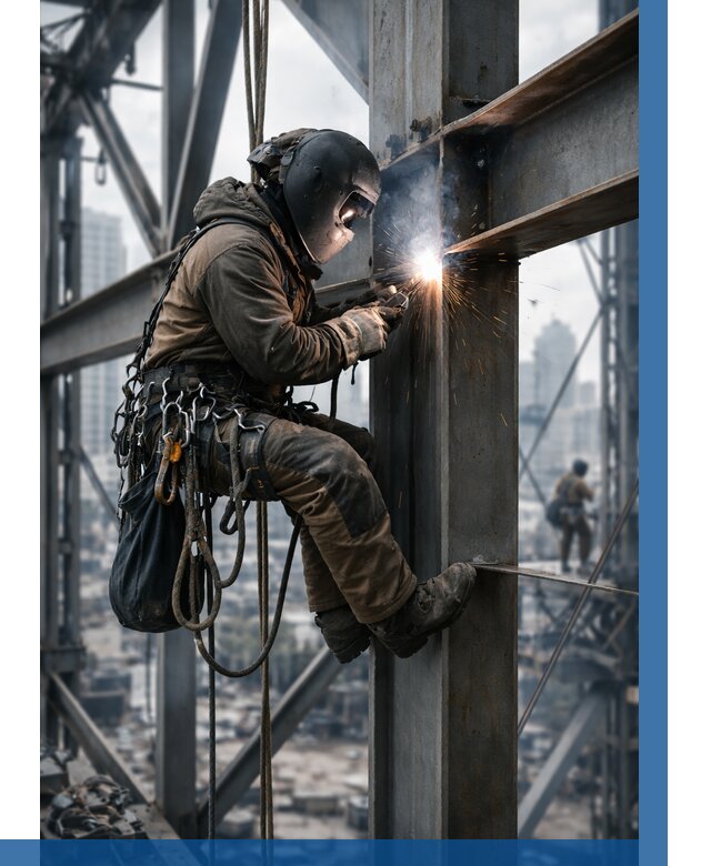 Высотные сварочные работы в Рассказове от 3575 р. | ВЫСОТНИК-Рсз