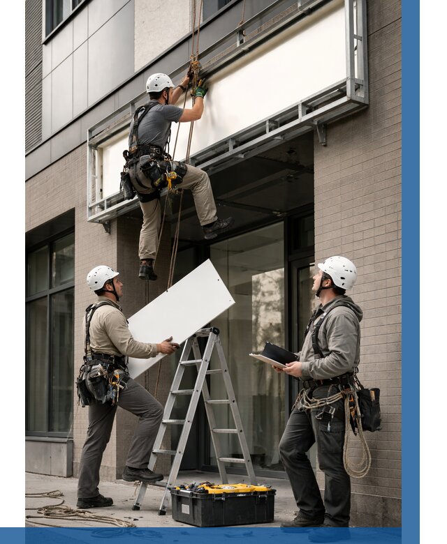 Монтаж светового короба в Рассказове от 6640 р. | ВЫСОТНИК-Рсз