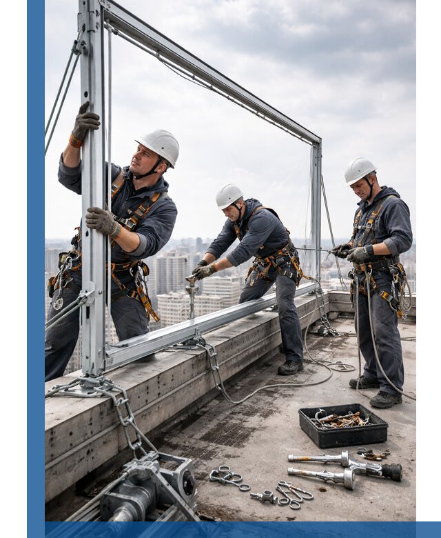 Монтаж крышных рекламных конструкций под ключ в Рассказове