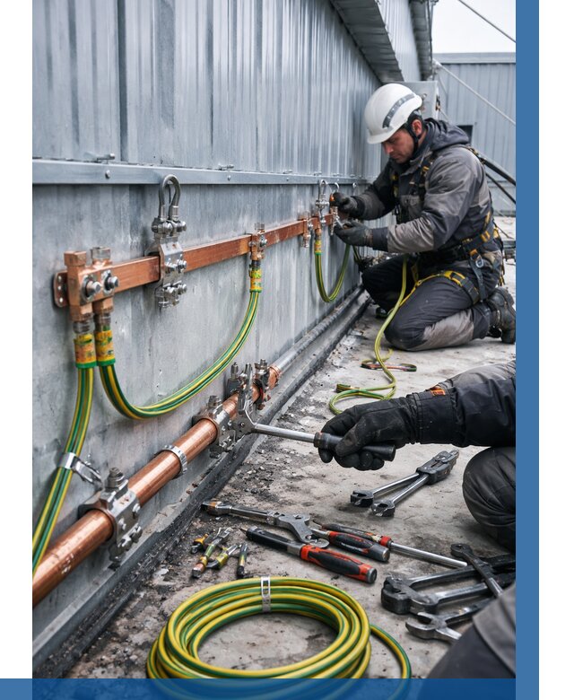 Монтаж заземления здания в Рассказове от 25538 р. | ВЫСОТНИК-Рсз