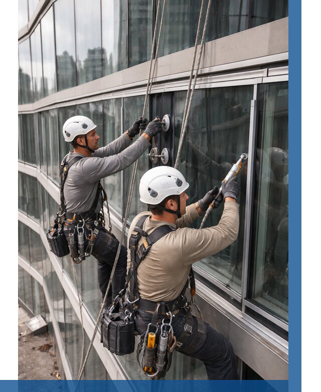 Радиусное остекление фасада в Рассказове от 12258 р. | ВЫСОТНИК-Рсз