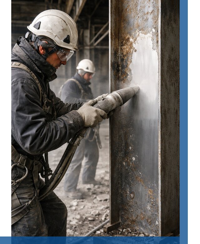 Удаление старой краски с металла в Рассказове от 460 р. | ВЫСОТНИК-Рсз