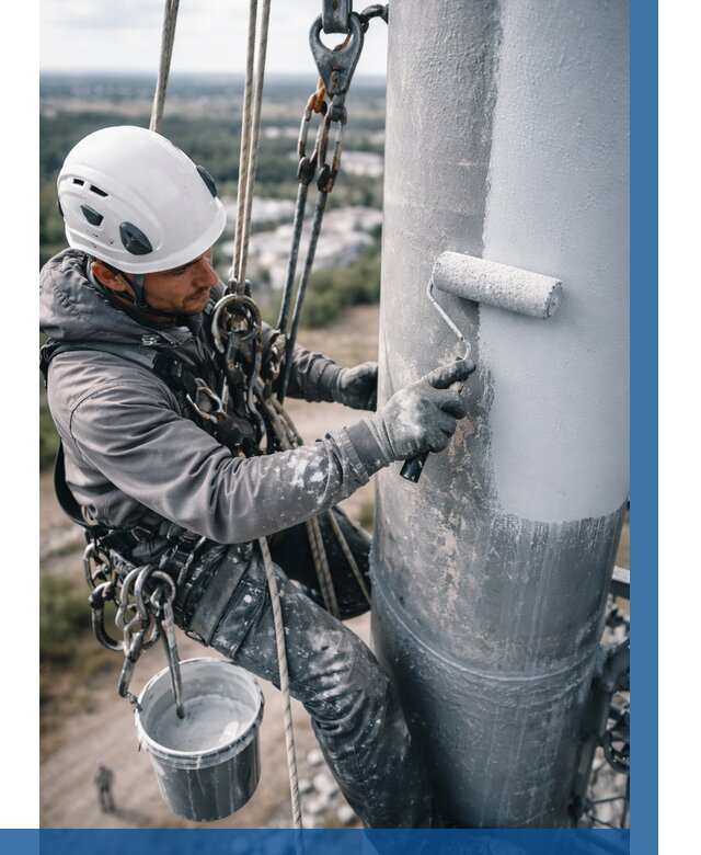 Покраска мачт связи под ключ в Рассказове от 868 р. | ВЫСОТНИК-Рсз