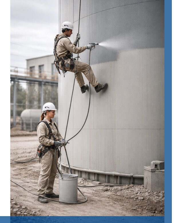 Покраска резервуаров в Рассказове от 1226 р. | ВЫСОТНИК-Рсз — заказать