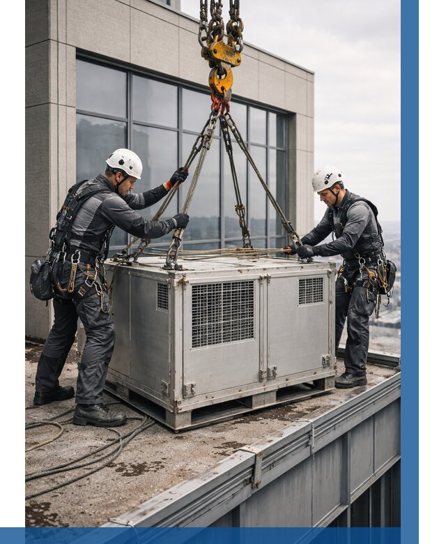 Такелажные работы на высоте в Рассказове от 8172 р. | ВЫСОТНИК-Рсз