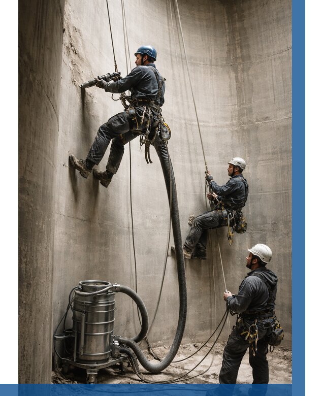 Зачистка силосов в Рассказове от 4597 р. Договор и смета ВЫСОТНИК-Рсз