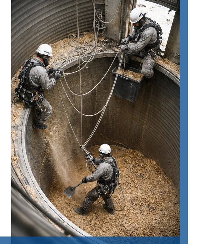 Чистка зерновых бункеров в Рассказове от 12258 р. | ВЫСОТНИК-Рсз