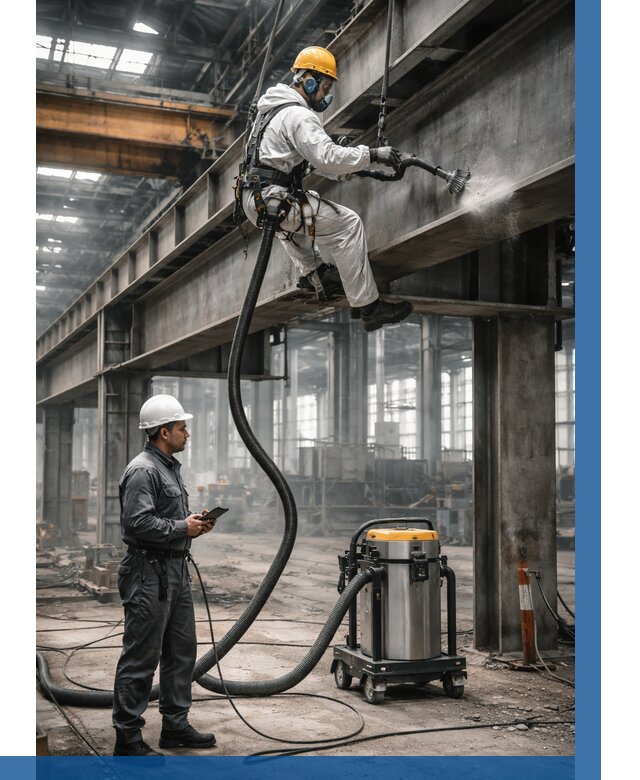 Обеспыливание конструкций в цехе в Рассказове от 4290 р. | ВЫСОТНИК-Рсз