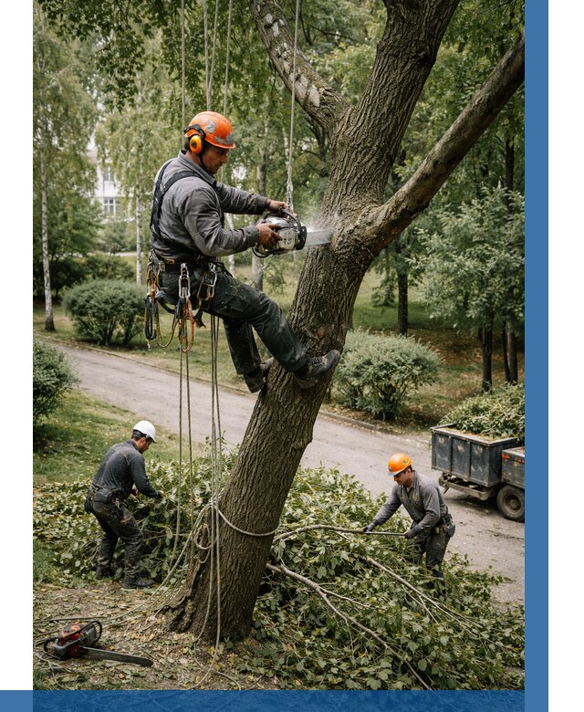 Кронирование деревьев в Рассказове от 6640 р. | ВЫСОТНИК-Рсз