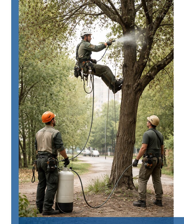 Обработка деревьев от вредителей в Рассказове профессиональная защита