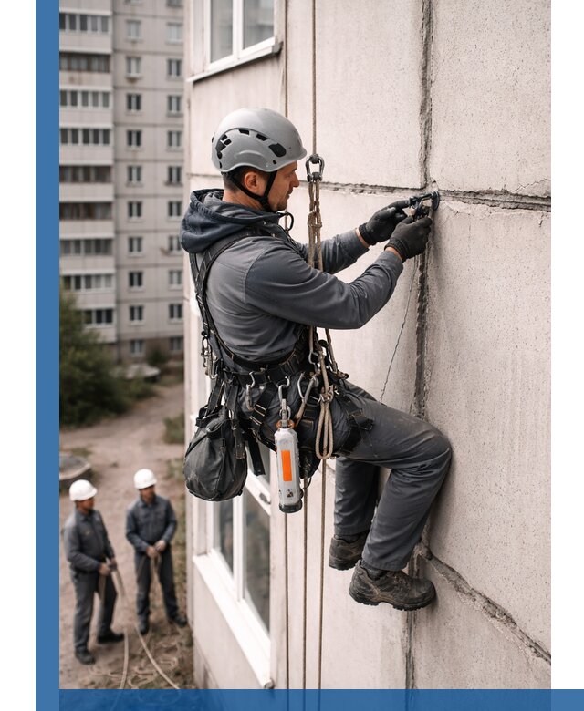 Обследование межпанельных швов и герметизация в Рассказове